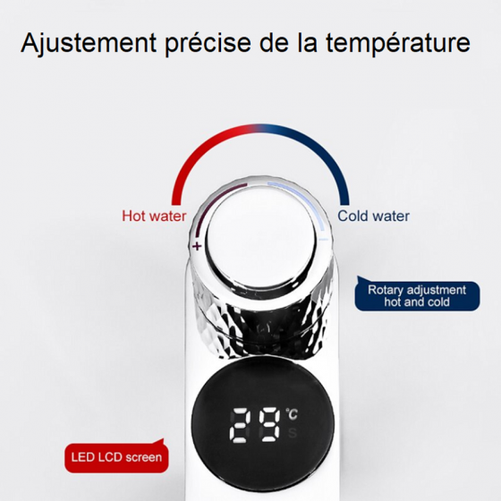 Mitigeur lavabo électronique chrome, Time - category_name - RDLE 10025 - shop_name