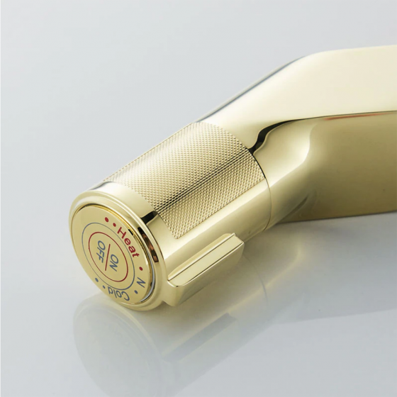 Mitigeur lavabo doré brossé, Verso - category_name - RML 10023 - shop_name