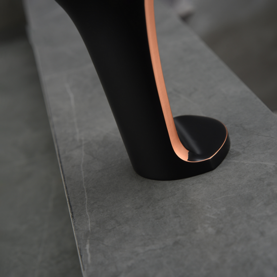 Robinet mitigeur lavabo or rose/noir, Venus - category_name - RML 2001 - shop_name