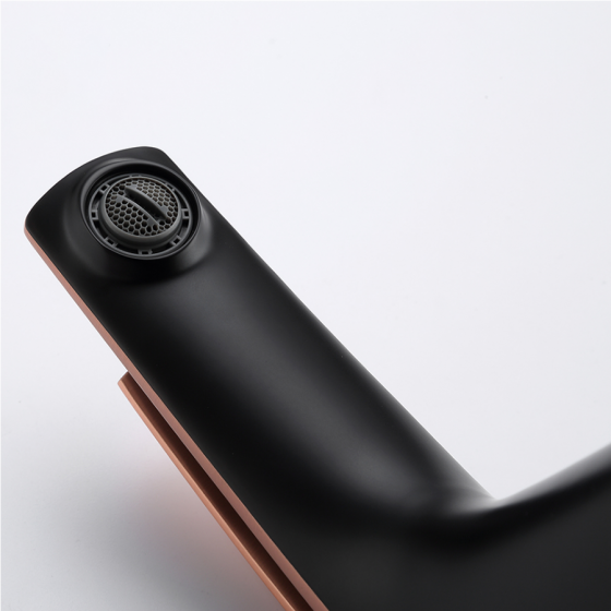 Robinet mitigeur lavabo or rose/noir, Zao - category_name - RML 10085 - shop_name