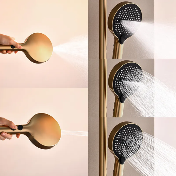 Colonne de douche led thermostatique dorée brossé, Mexico - category_name - CDDL4002588 - shop_name