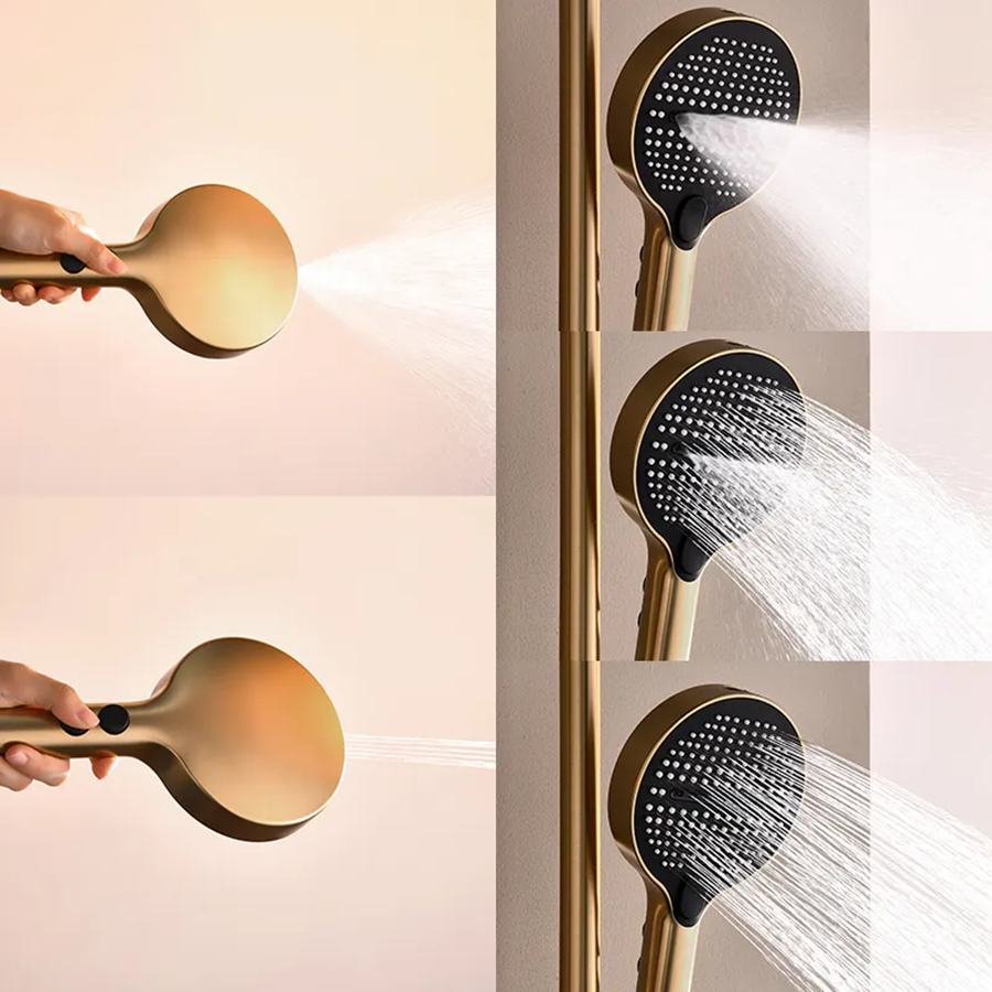 Colonne de douche led thermostatique dorée brossé, Mexico - category_name - CDDL4002588 - shop_name