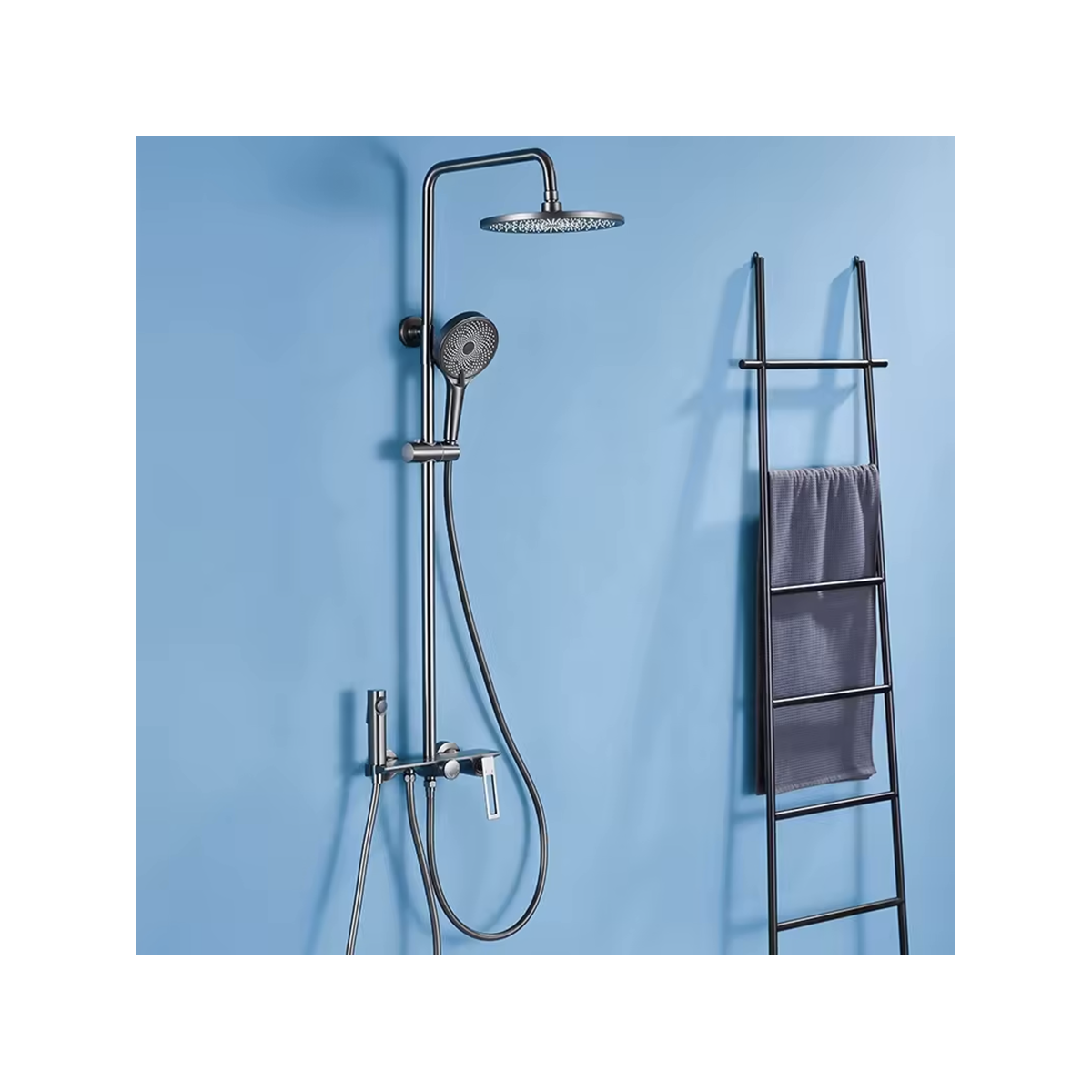 Colonne bain douche gun métal Ø25cm, Séville - category_name - CDD5770008 - shop_name