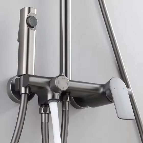 Colonne bain douche gun métal Ø25cm, Séville - category_name - CDD5770008 - shop_name