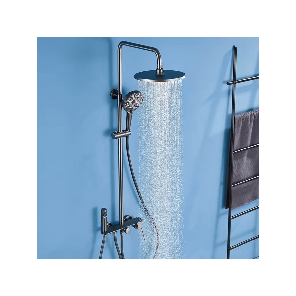 Colonne bain douche gun métal Ø25cm, Séville - category_name - CDD5770008 - shop_name