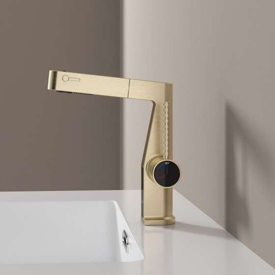 Robinet mitigeur vasque lavabo led doré brossé, Star - category_name - RMV2004 - shop_name