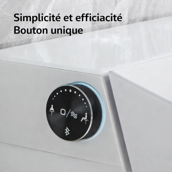 Toilette japonaise suspendue connectée Cobis P-trap LED