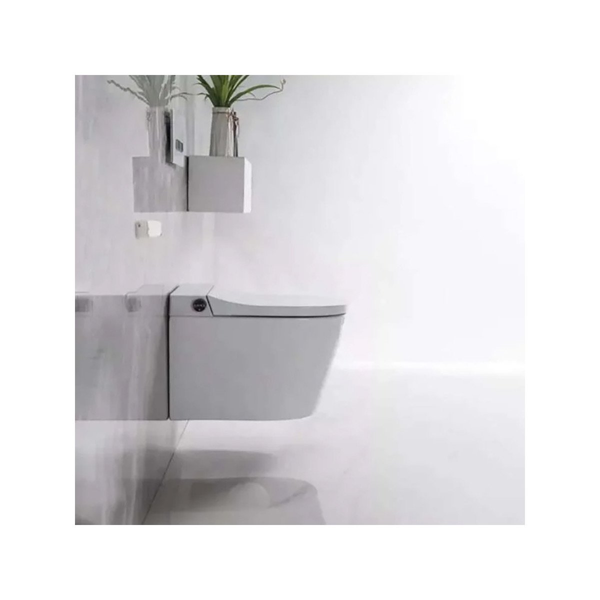 Toilette japonaise suspendue connectée Cobis P-trap LED