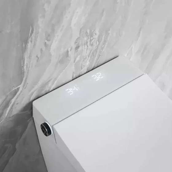 Toilette japonaise suspendue connectée Cobis P-trap LED