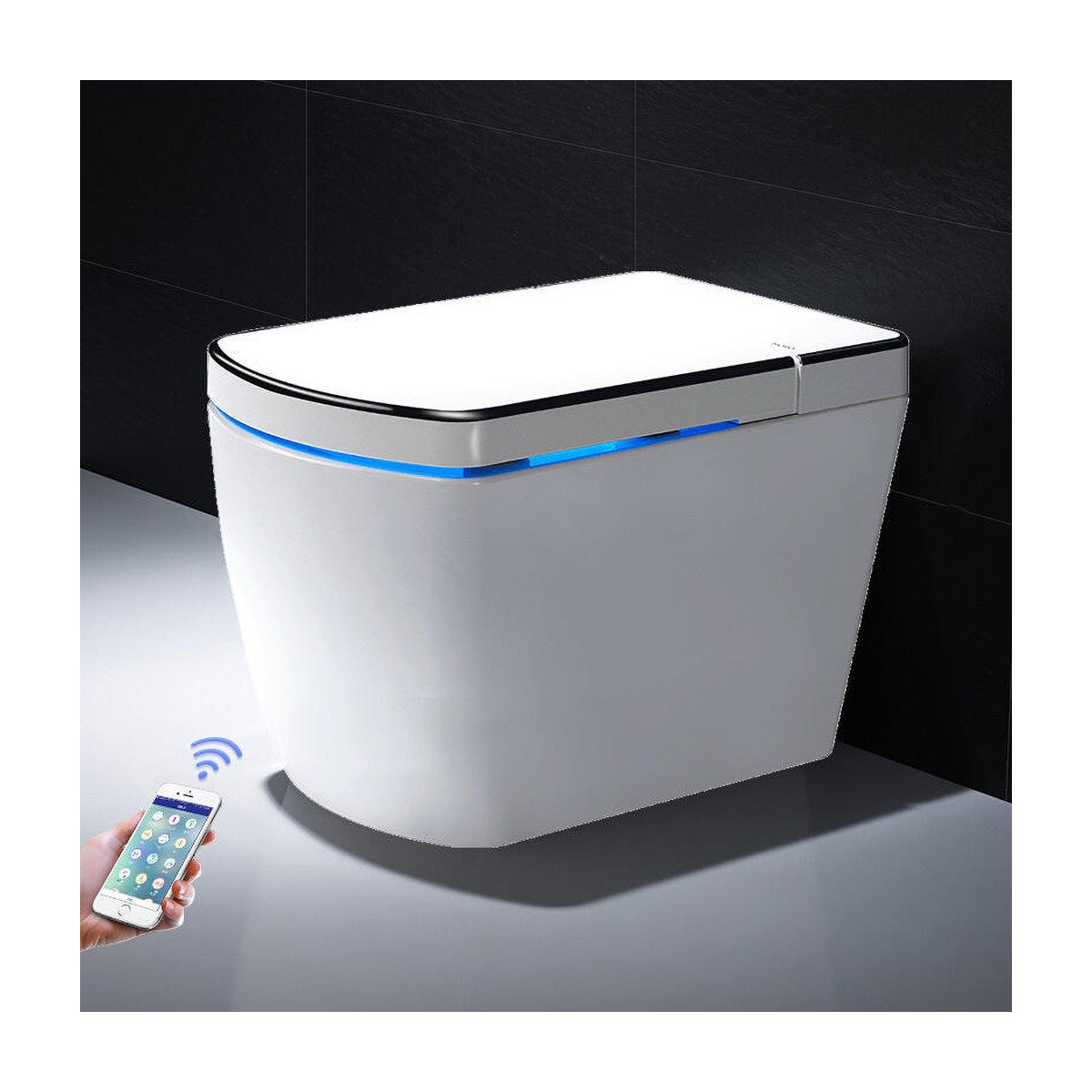 Toilette japonaise connectée lavante siège chauffant WC