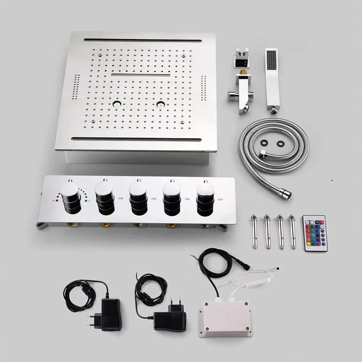 Ciel de pluie LED Bluetooth Kingston – Chrome 400×400