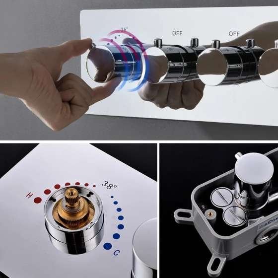 Ciel de pluie LED Bluetooth Kingston – Chrome 400×400