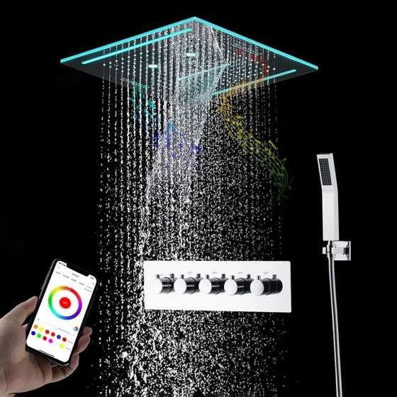 Ciel de pluie LED Bluetooth Kingston – Chrome 400×400