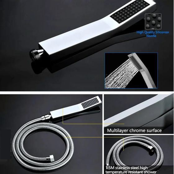 Ciel de pluie hydromassant Londres – LED chrome 800×600