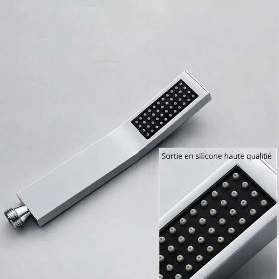 Ciel de pluie hydromassant Paris – LED & Bluetooth chrome