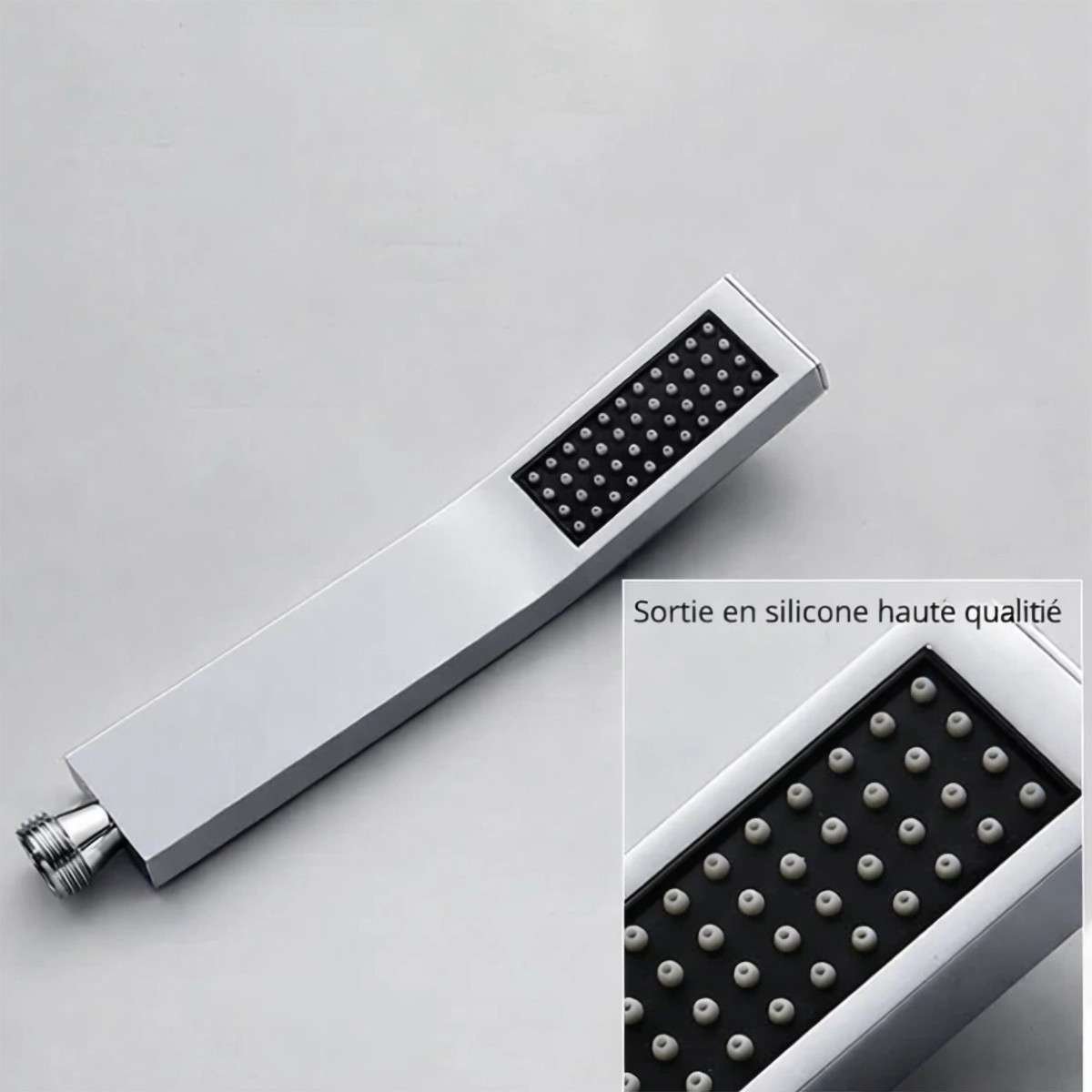 Ciel de pluie thermostatique Élégance Vienne – Chrome LED