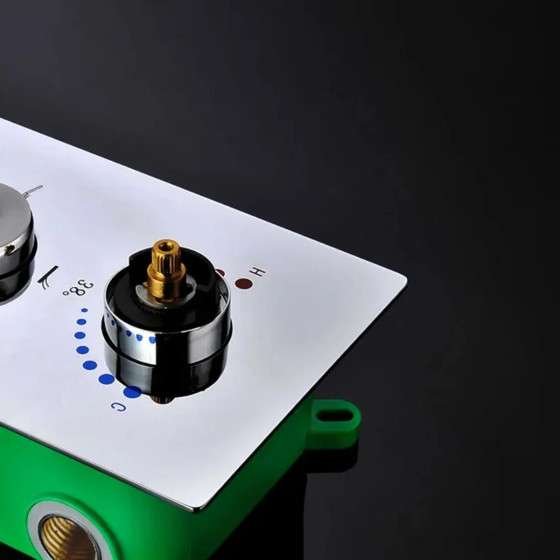 Ciel de pluie XXL LED Marbelle – Thermostatique chrome