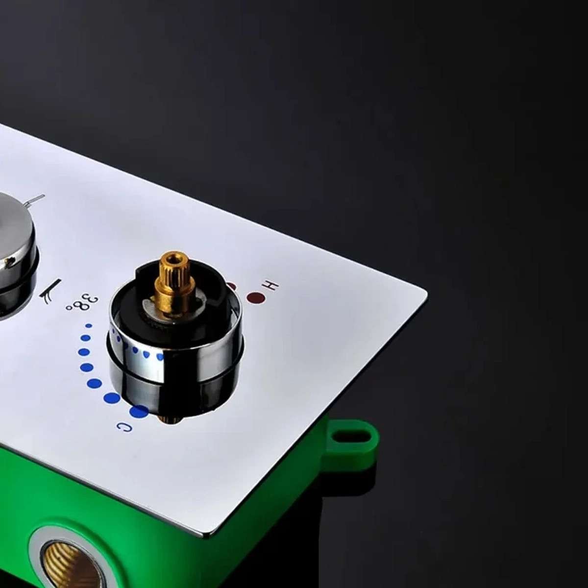 Ciel de pluie XXL LED Marbelle – Thermostatique chrome