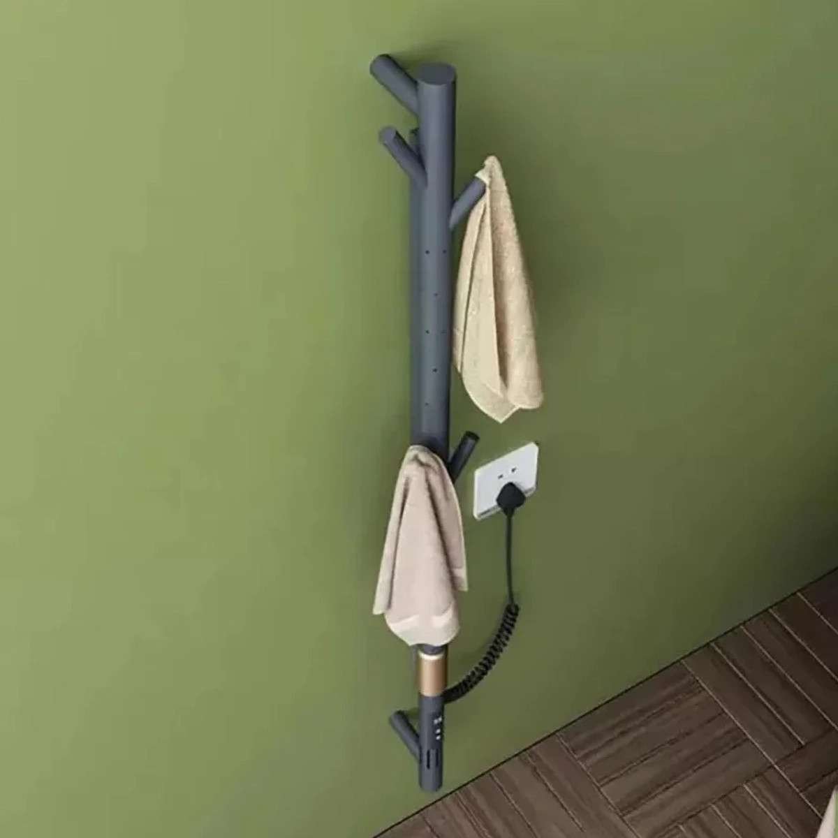 Sèche-serviettes électrique Matis gris 280W | Design