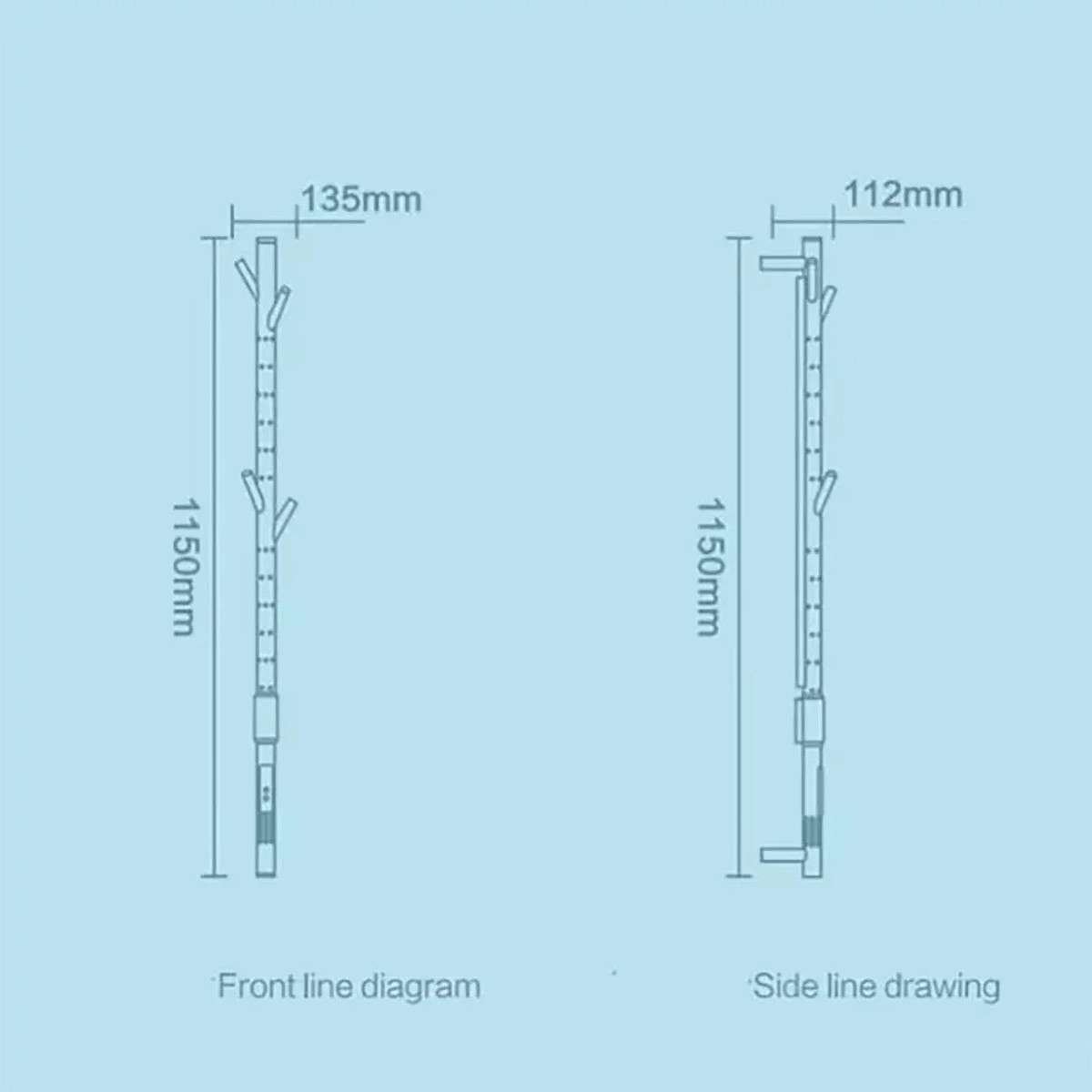 Sèche-serviettes électrique Matis gris 280W | Design