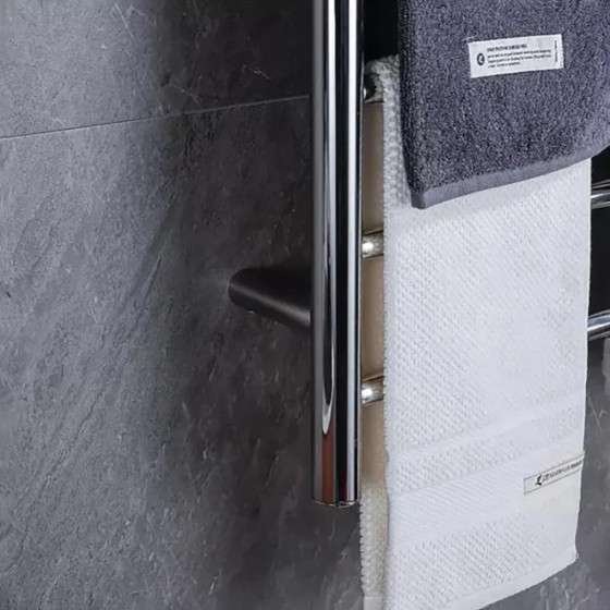 Sèche-serviettes électrique King chrome 250W | Étagère