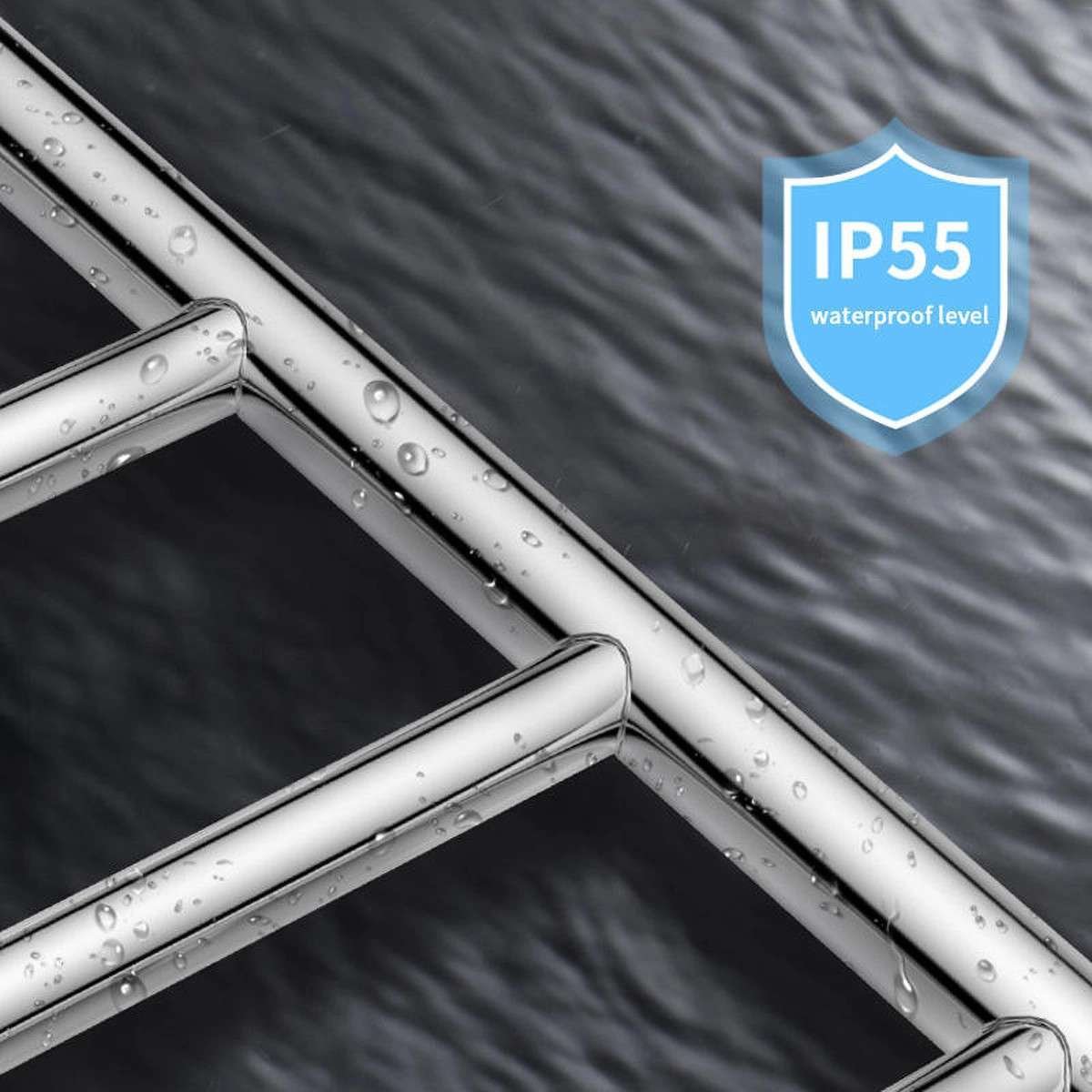 Sèche-serviettes électrique King chrome 250W | Étagère