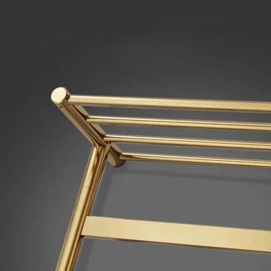 Sèche-serviettes électrique Angus doré 250W | Design