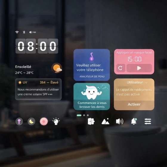 Miroir intelligent Angel Android | Domotique & Multimédia