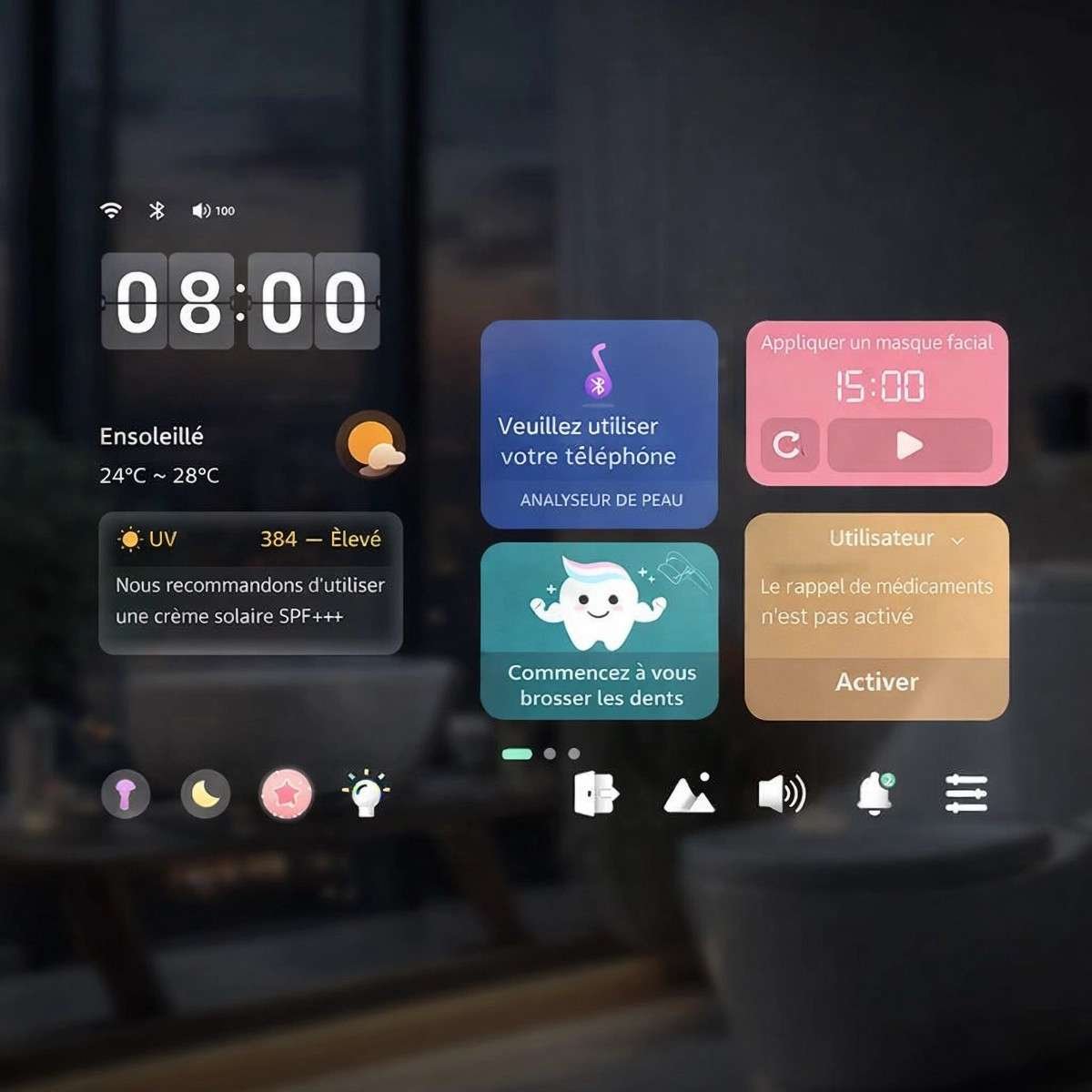 Miroir intelligent Angel Android | Domotique & Multimédia