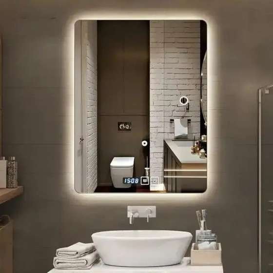 Miroir LED Galis 60x80 cm | Tactile, Antibuée & Dimmable