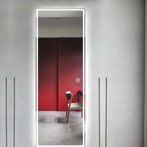 Miroir LED dressing Graphe 160x50 | Tactile & Antibuée