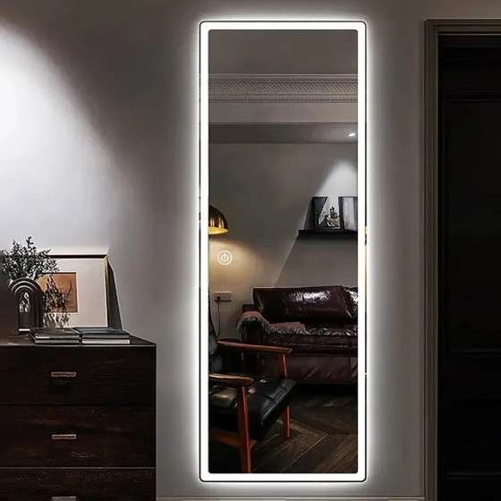 Miroir LED dressing Graphe 160x50 | Tactile & Antibuée