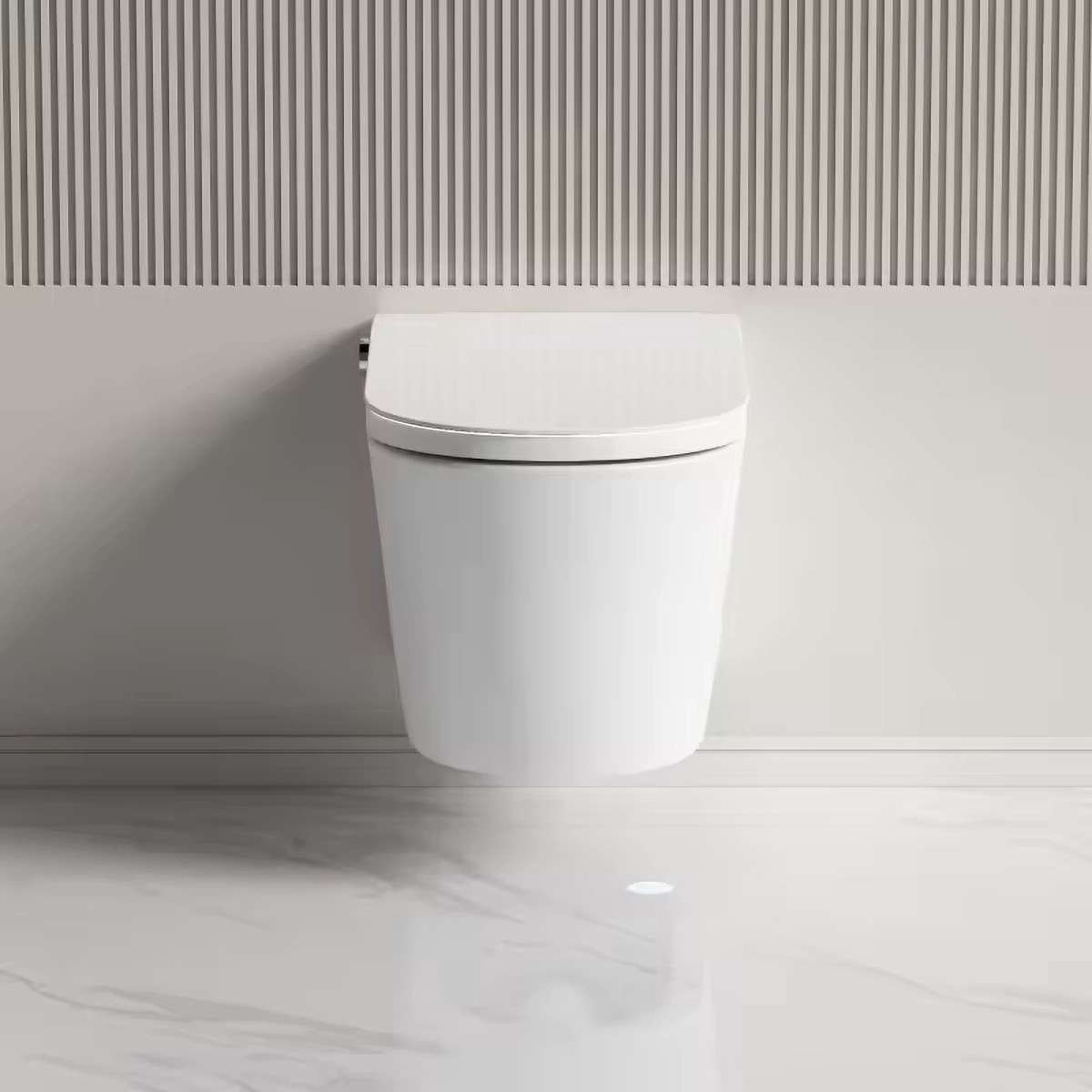 Toilette japonaise suspendue connectée Cobis P-trap LED