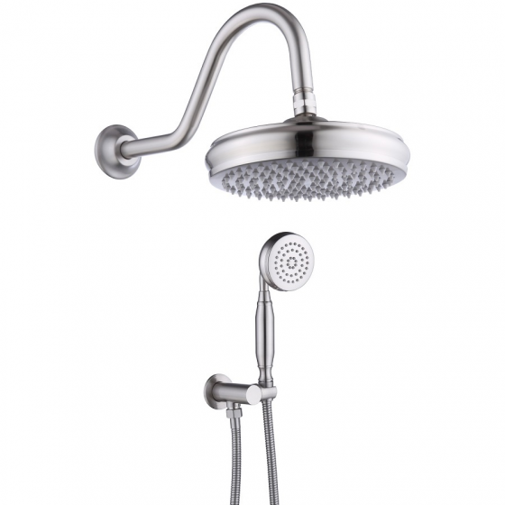 Composition mitigeur de douche encastrée murale chrome Ø25cm , Versailles - category_name - HDEC84410023 - shop_name