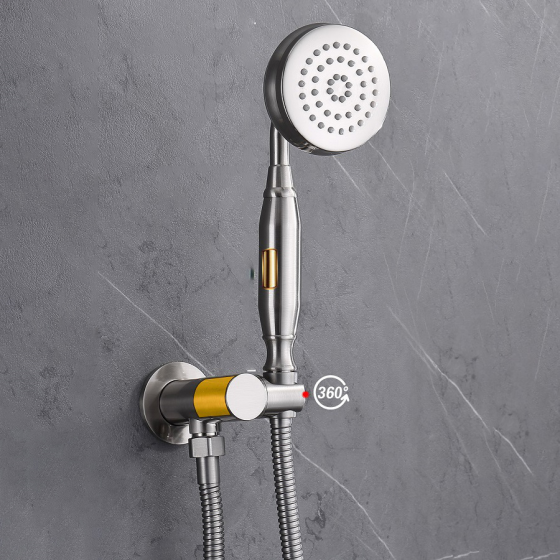 Composition mitigeur de douche encastrée murale chrome Ø25cm , Versailles - category_name - HDEC84410023 - shop_name