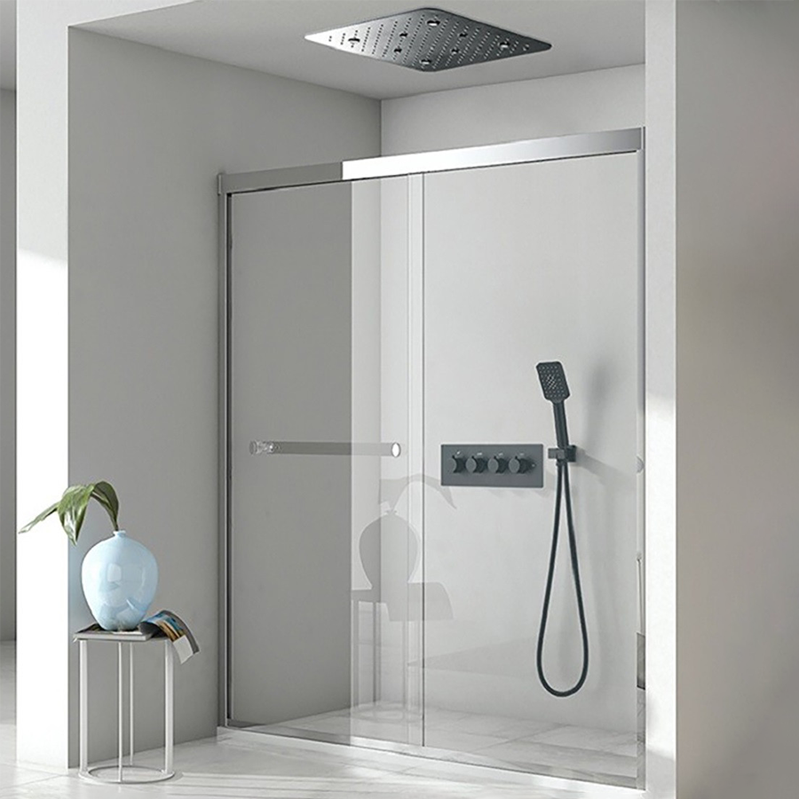 Composition de douche ciel de pluie led thermostatique noire, Victoria - category_name - CDP1200078 - shop_name