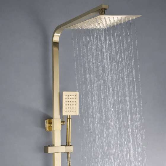Colonne de Douche Dorée Dénia : Élégance, Confort et Qualité Premium