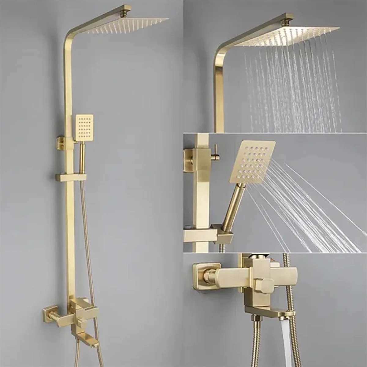 Colonne de Douche Dorée Dénia : Élégance, Confort et Qualité Premium