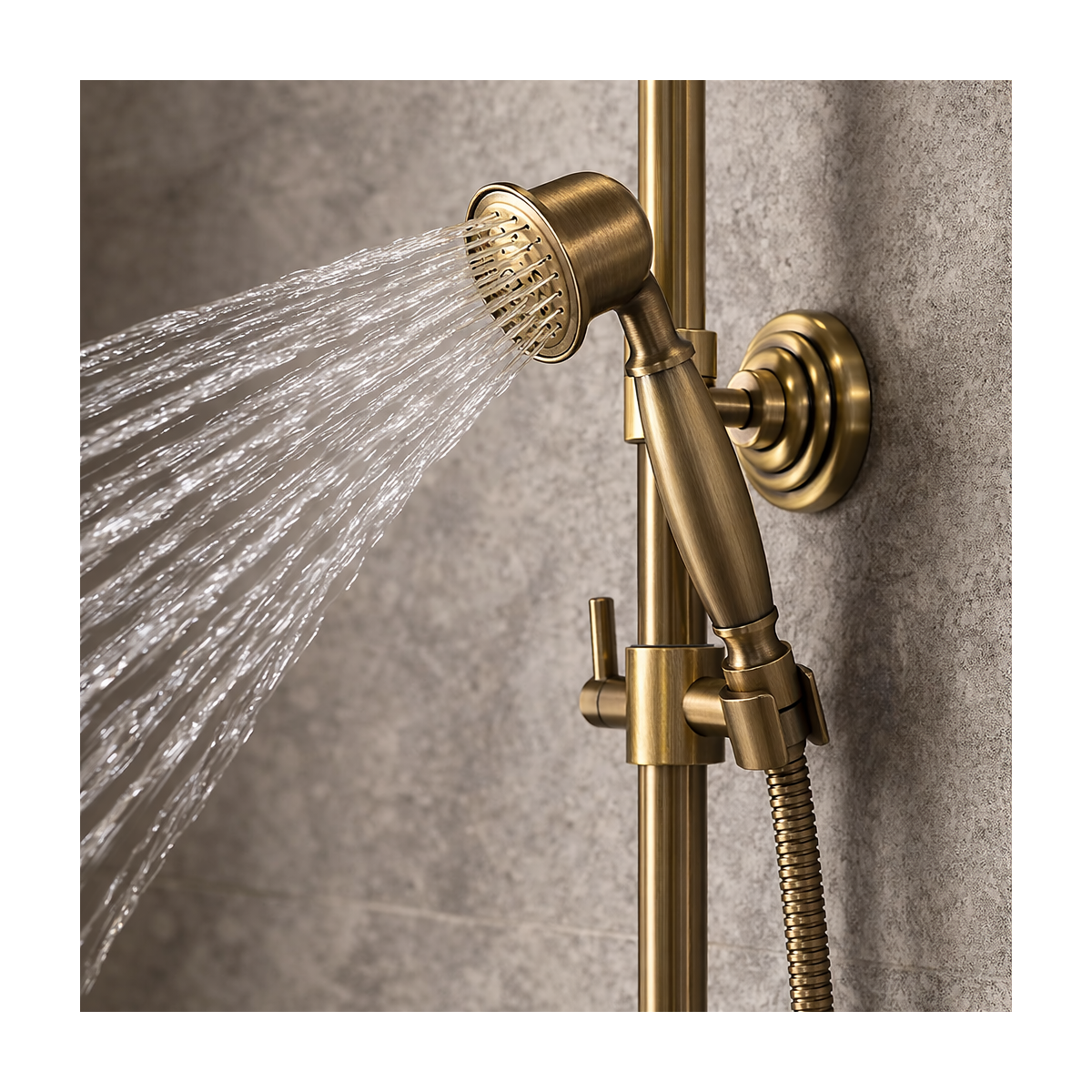 Colonne bain-douche bronze Plétor – Mélangeur réglable &  antique