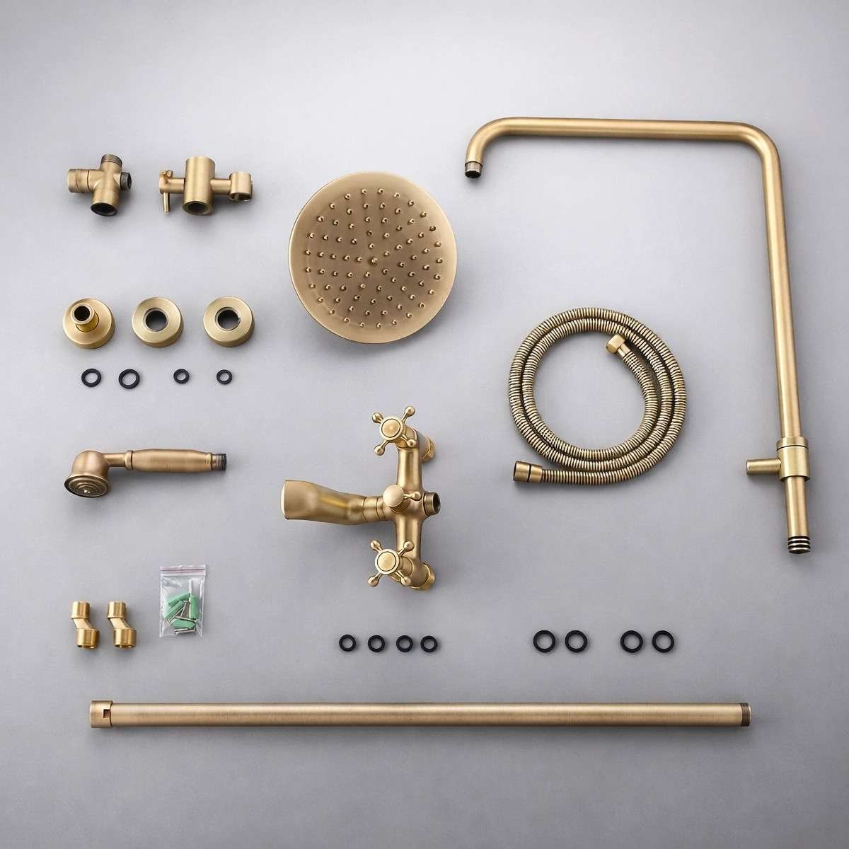 Colonne bain-douche bronze Plétor – Mélangeur réglable &  antique