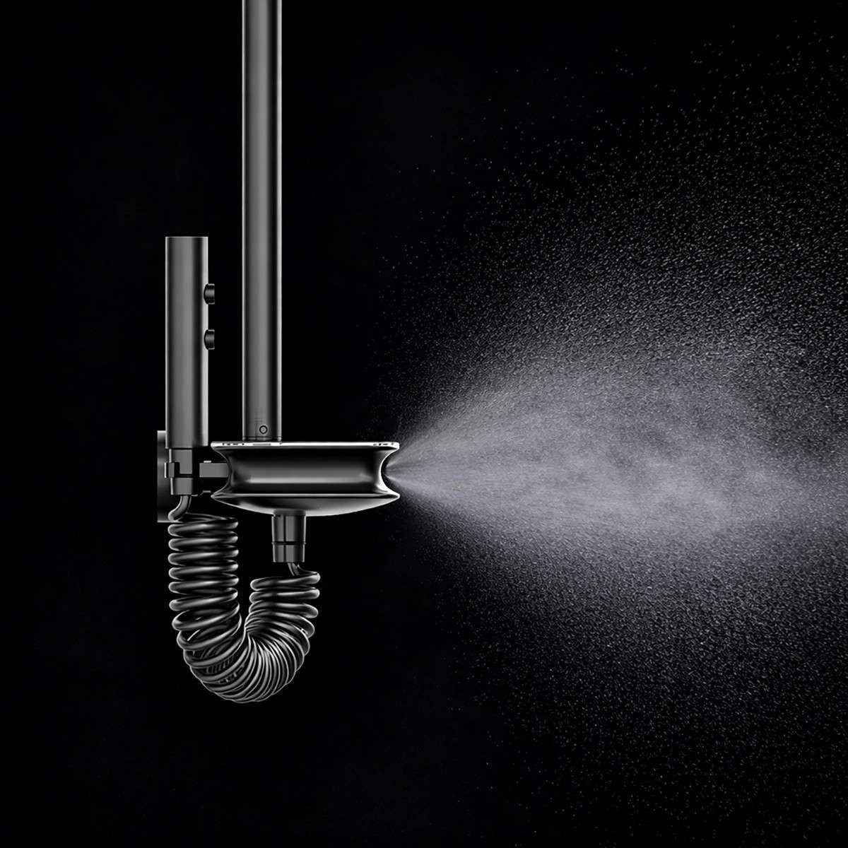 Colonne de douche LED thermostatique Zeus – Cascade, pluie & affichage