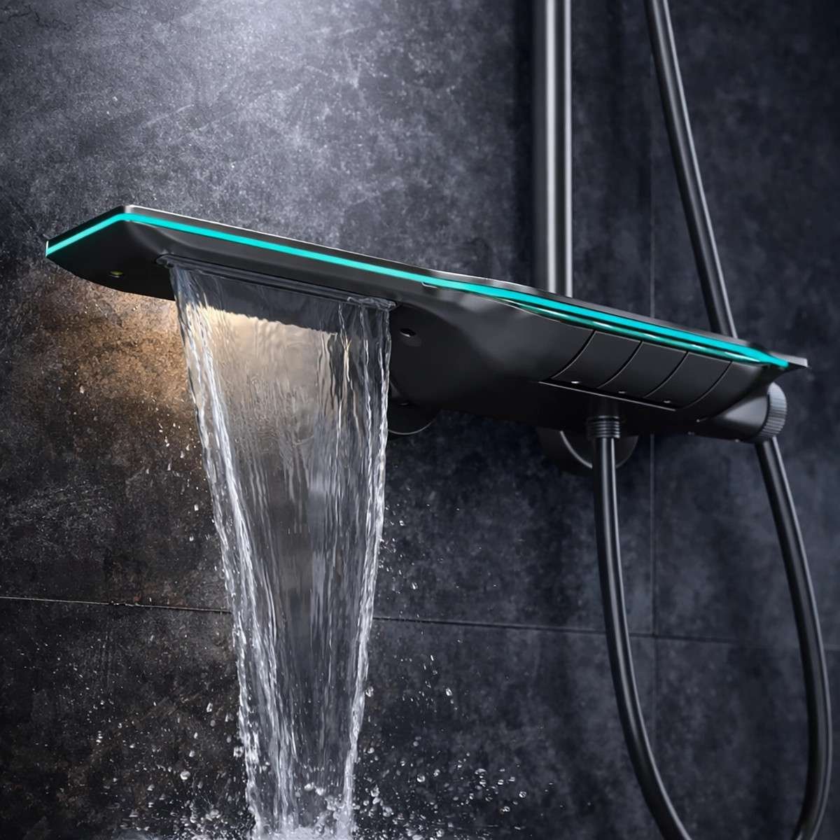 Colonne de douche LED thermostatique Victoria – Cascade