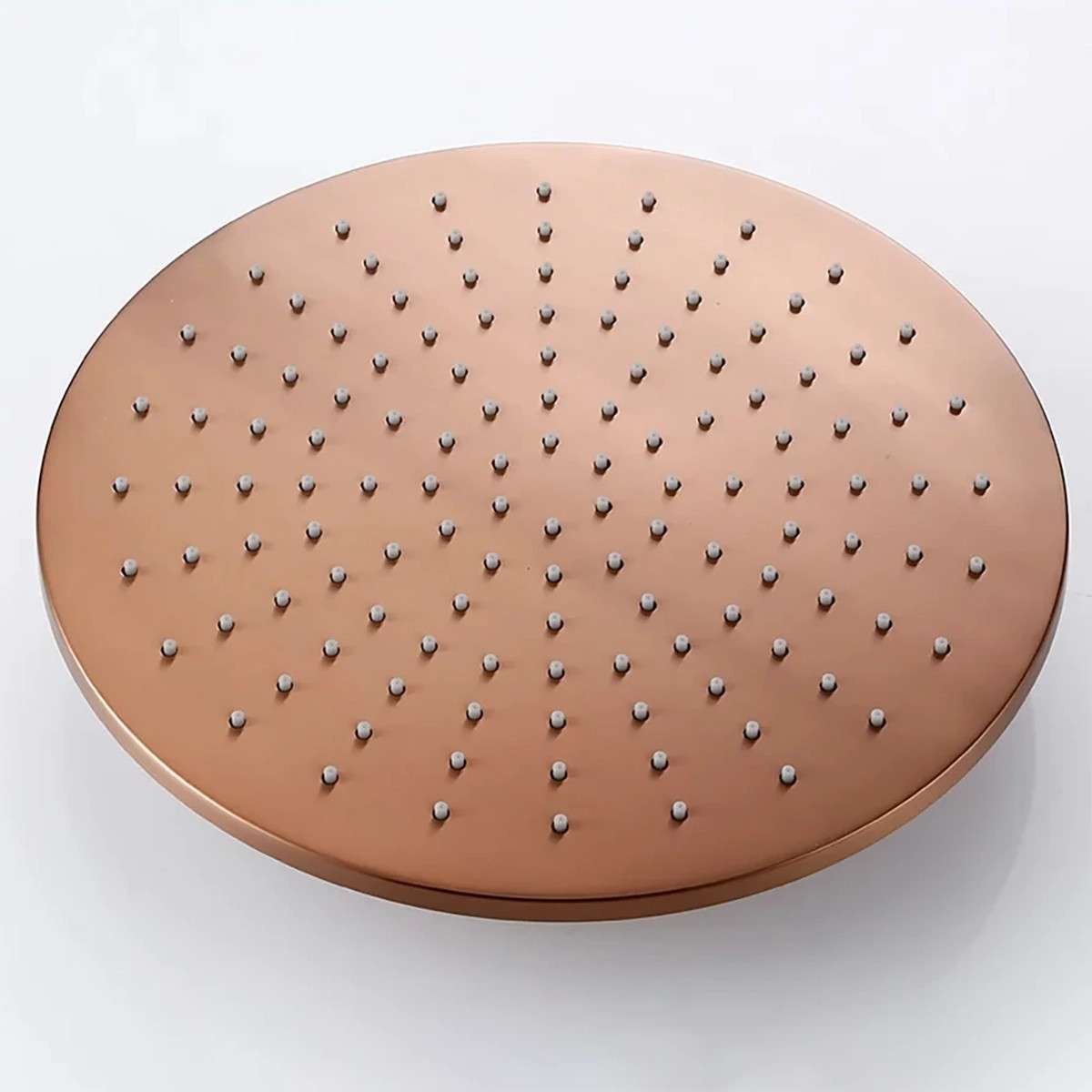 Système de douche encastré Rouen or rose – Tête Ø30 cm
