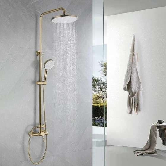 Colonne de Douche Nacho – Raffinement Doré