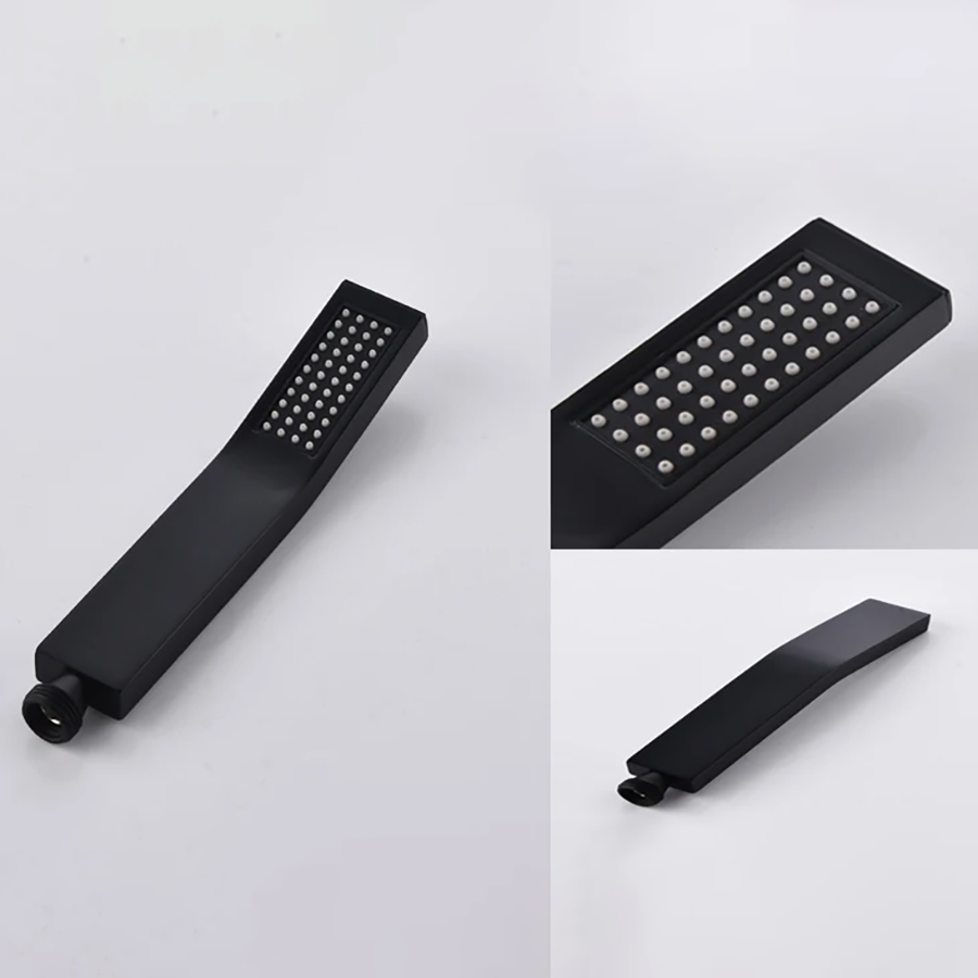 Ciel de pluie led thermostatique hydro massant noir, Lisbonne - category_name - CDP540021HM21 - shop_name