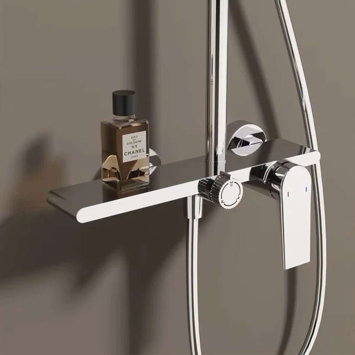Colonne de douche Breeze chromée – Mitigeur 3 fonctions réglable