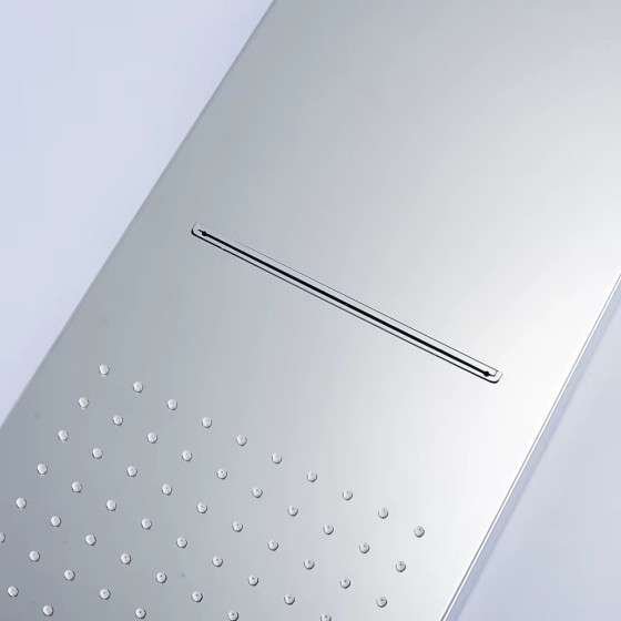 Douche encastrée thermostatique Jakarta chrome – pluie & cascade