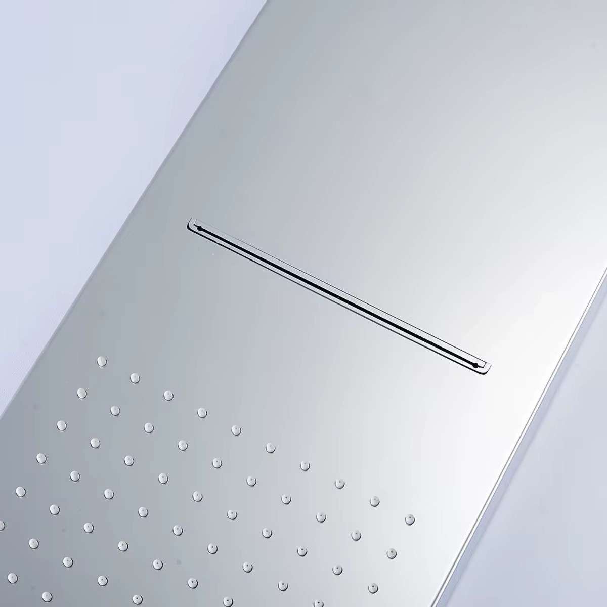 Douche encastrée thermostatique Jakarta chrome – pluie & cascade