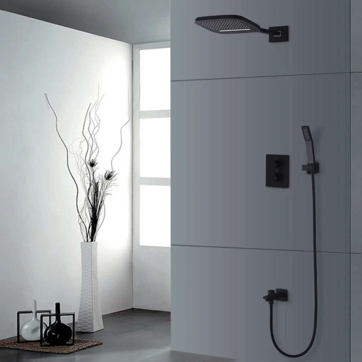 Douche encastrée thermostatique Eres – air injection, triple fonction