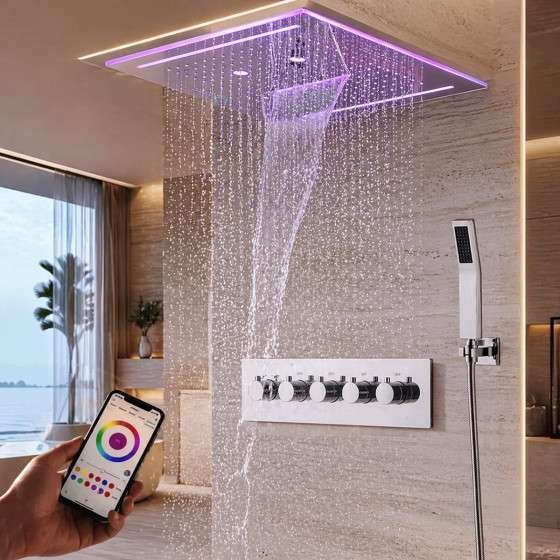 Ciel de pluie LED Bluetooth Kingston – Chrome 400×400